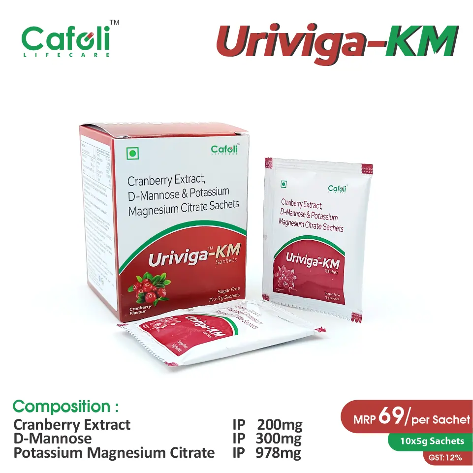 Cranberry Extract  + D-Mannose  Sachet at the best price in PCD Pharma Franchise for Nutritional Supplement, Urinary Health.